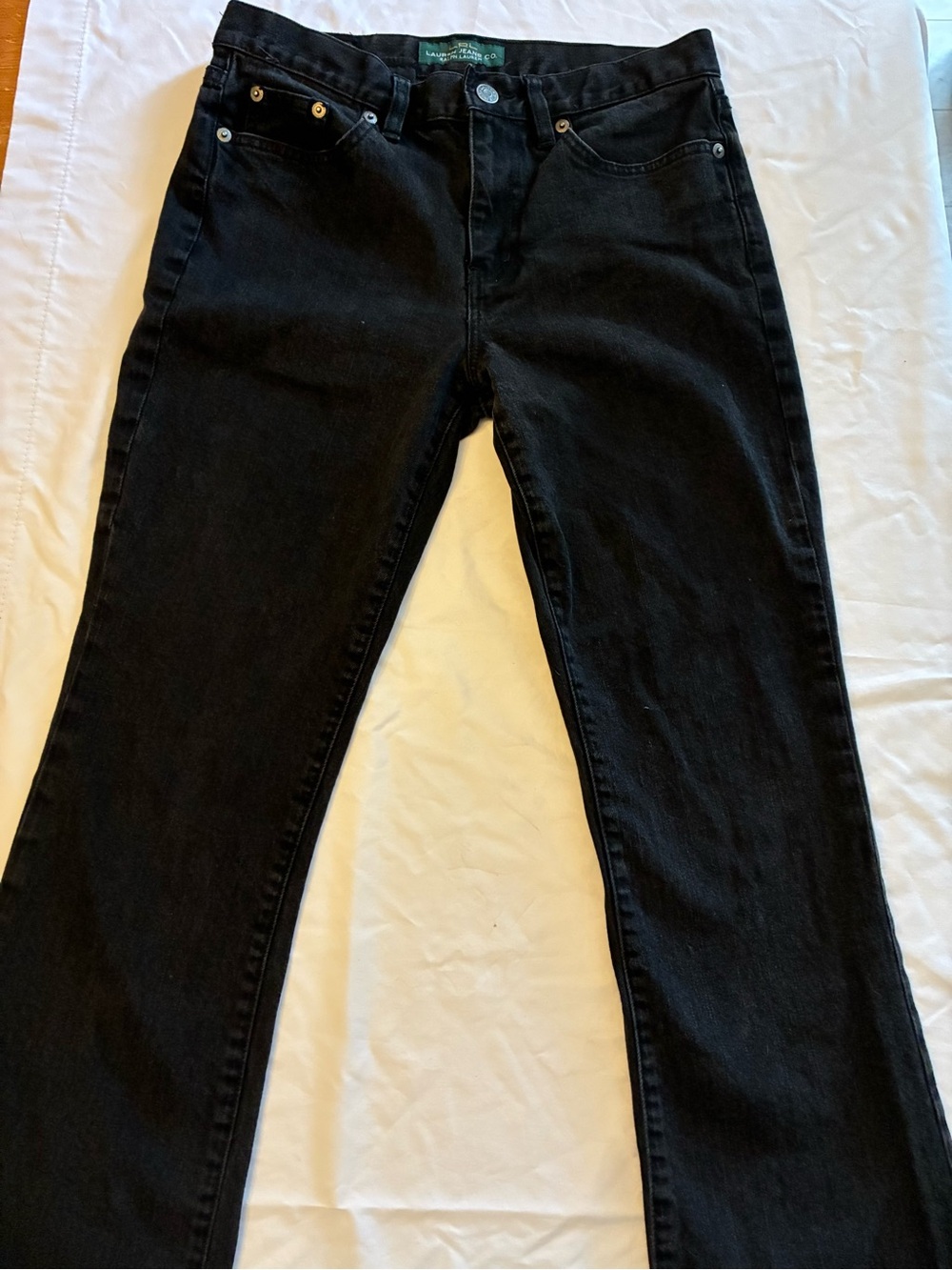 Ralph Lauren Black Straight Jeans